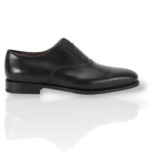 Lace-Up Leather Oxford In Black Size UK 6.5 US 7.5 NEW